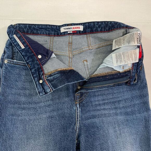 Tommy Hilfiger Big Flag Jeans Women’s 27/32 VTG High Rise Blue Y2K Casual - Picture 6 of 12
